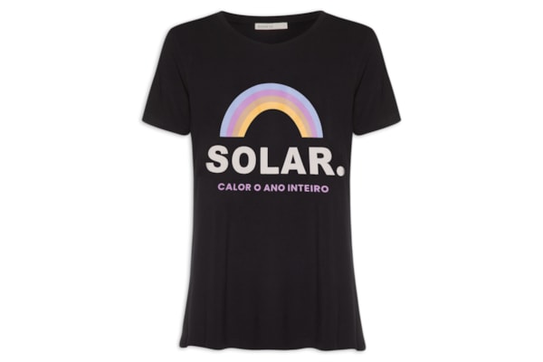 Blusa Silk Solar - Preto
