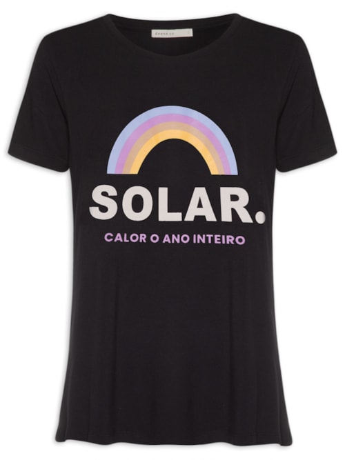 Blusa Silk Solar - Preto