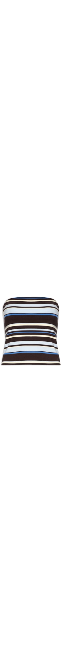 Blusa Tomara Que Caia Ple Tube Top – Marrom