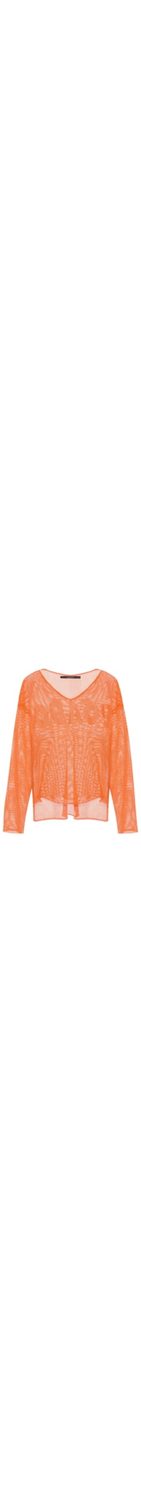 Blusa Tricot Arpoador - Laranja