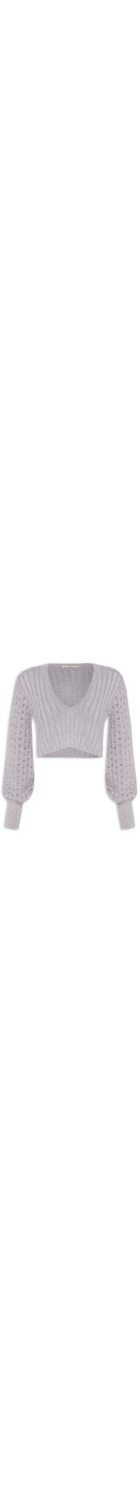 Blusa Tricot - Cinza