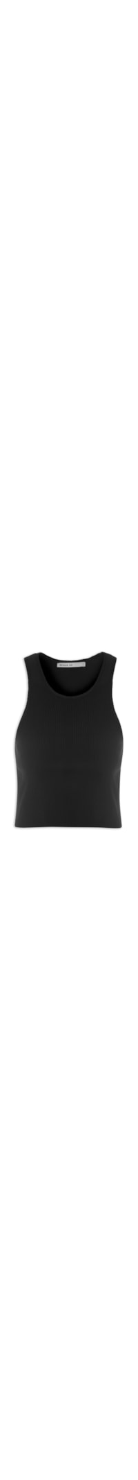 Blusa Tricot Decote Nadador - Preto