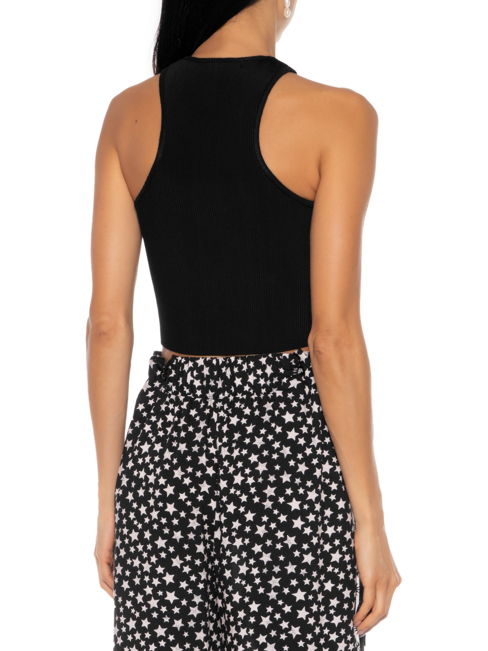 Blusa Tricot Decote Nadador Preto Dress To