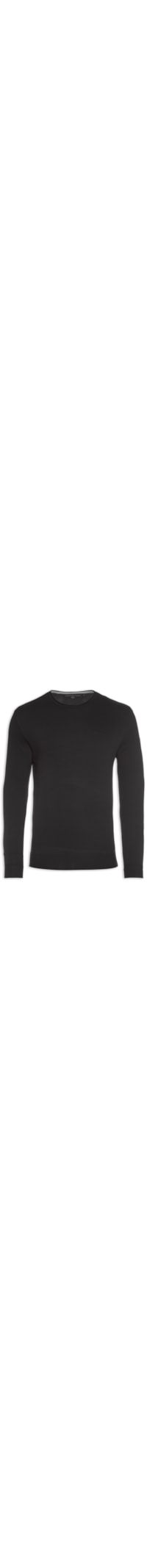 Blusa Tricot New Basic Black - Preto