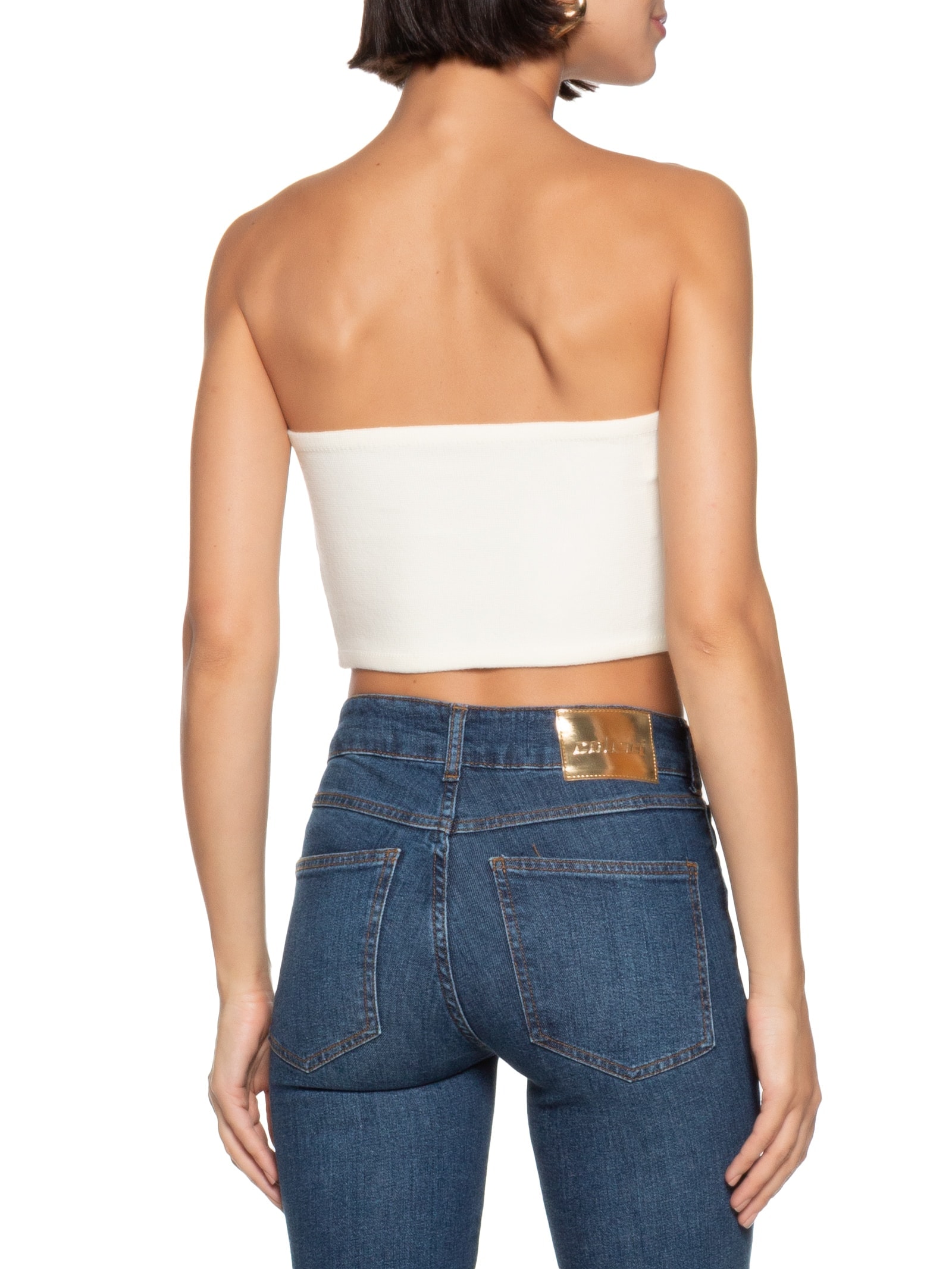 Blusa Tricot Off White Colcci