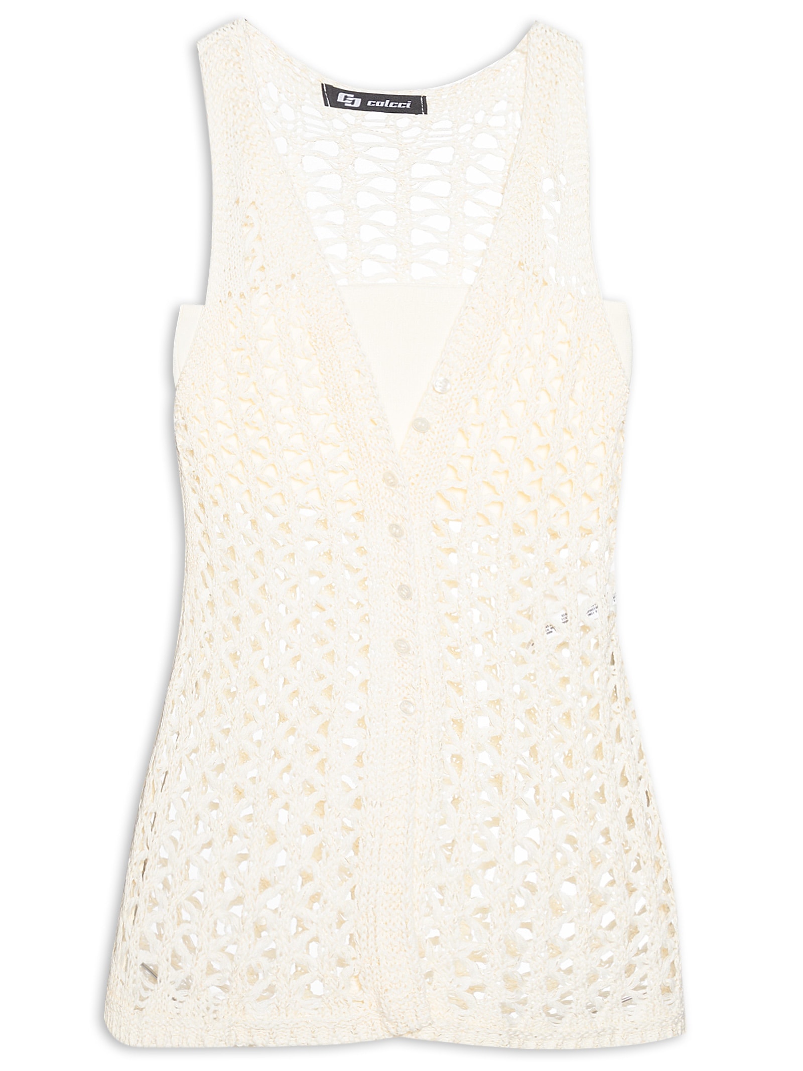 Blusa Tricot Off White Colcci