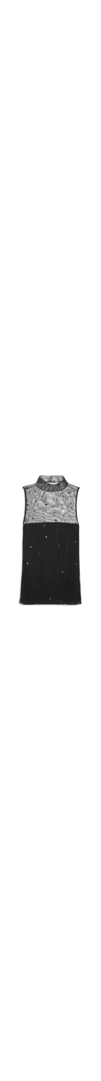 Blusa Tule Brilhos - Preto