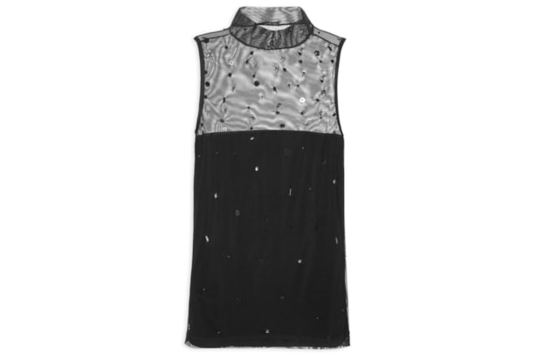 Blusa Tule Brilhos - Preto