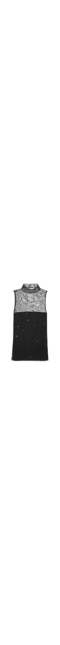 Blusa Tule Brilhos - Preto