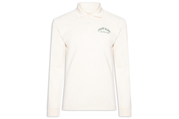 Blusão de Moletom Masculino Gola Polo Heritage CRE – Bege