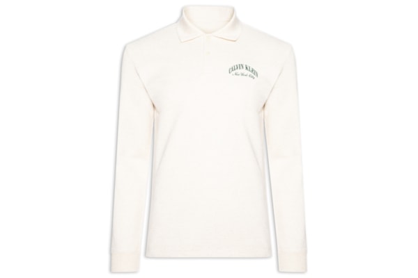 Blusão de Moletom Masculino Gola Polo Heritage CRE – Bege