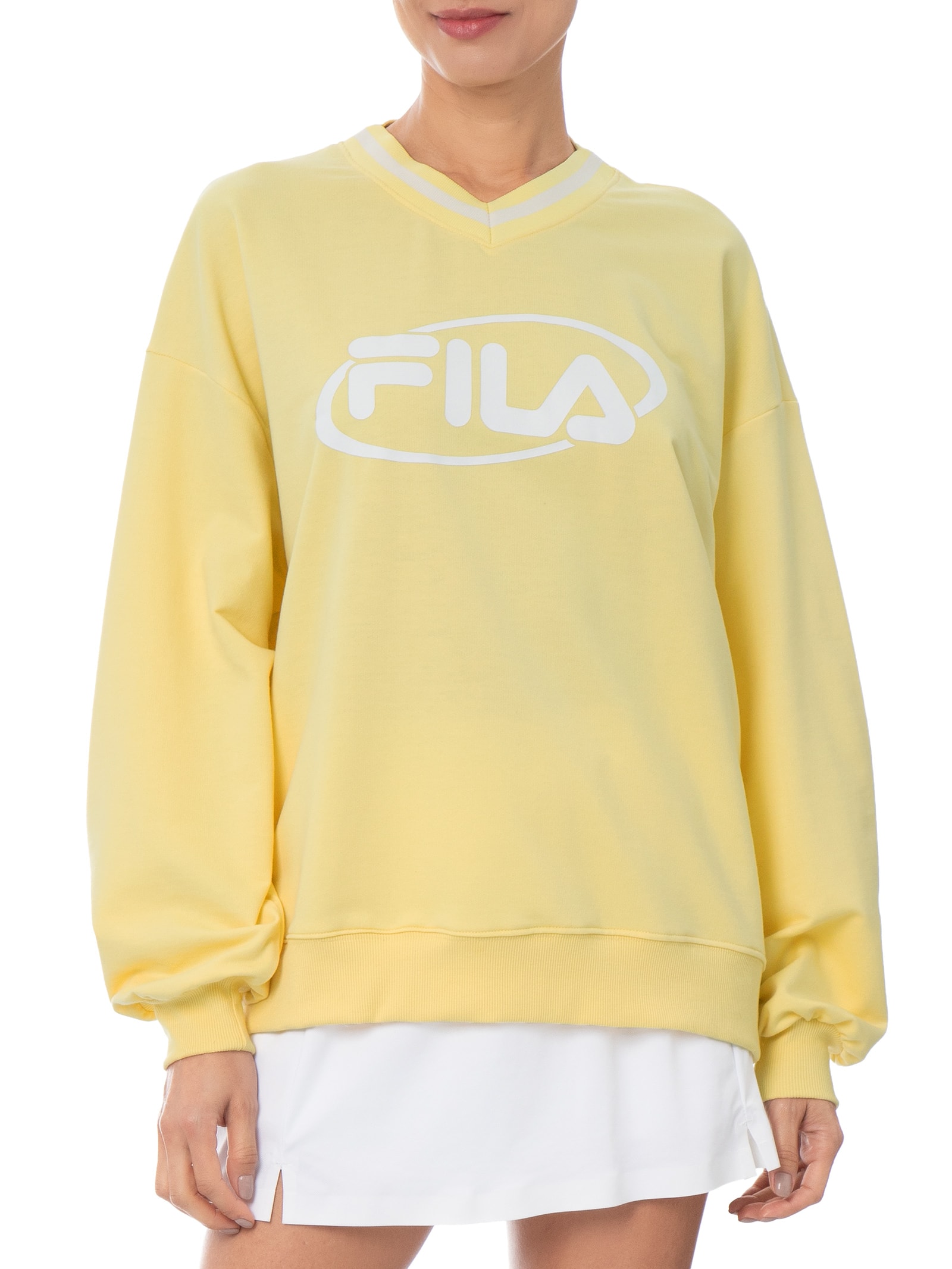 Blusão Feminino Comfort HB Classic Light Amarelo Fila