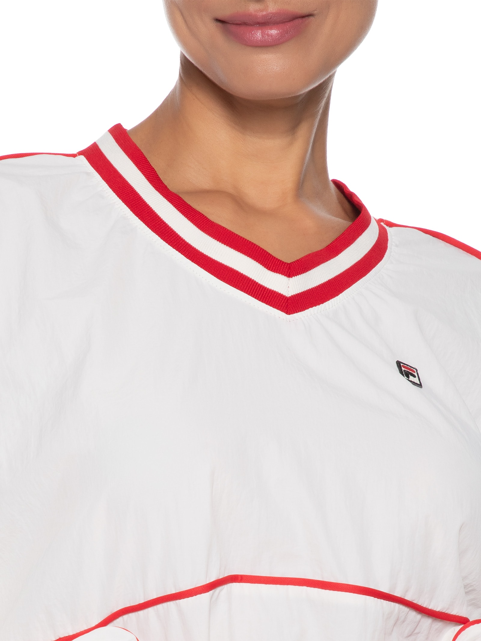 Blusão Feminino Comfort Wrinkle Off White Fila