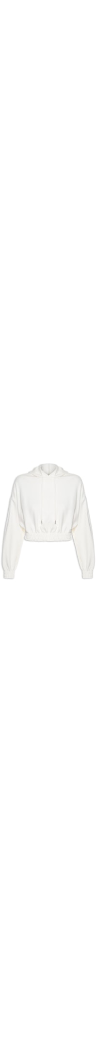 Blusão Feminino Cropped - Offwhite
