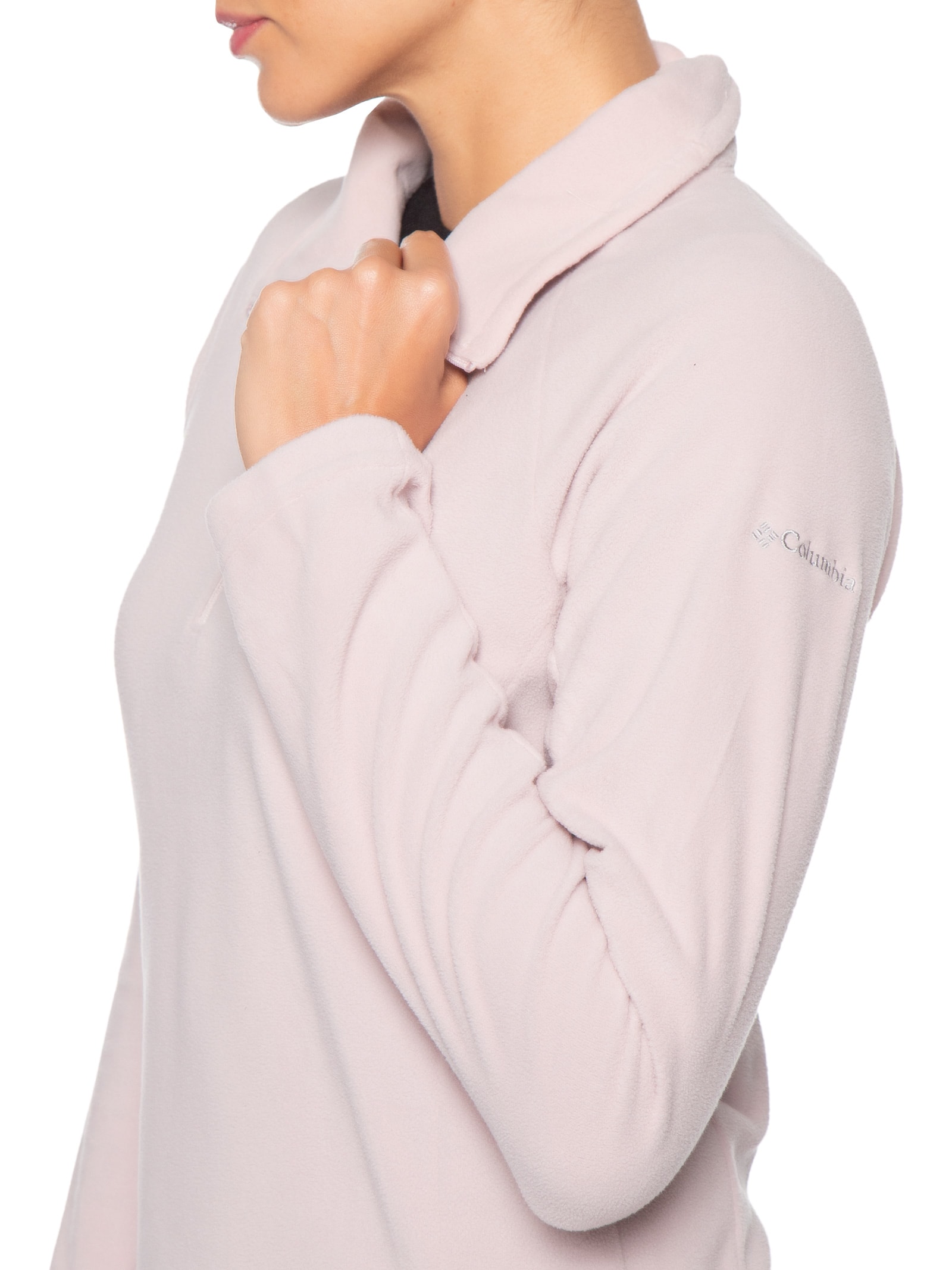 Blusão Feminino Glacial IV 1/2 Zip Rosa Columbia