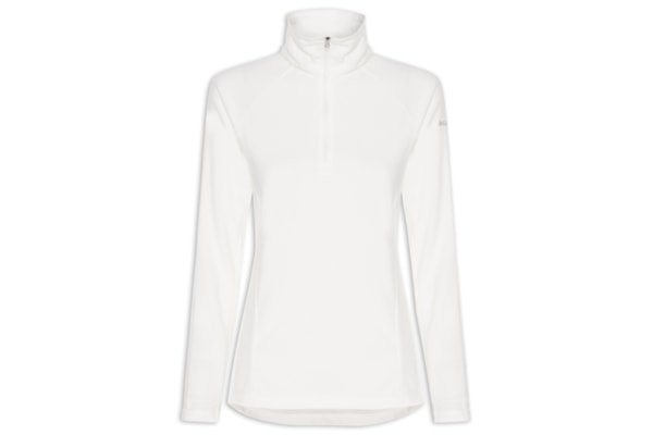 Blusão Feminino Glacial™ IV 1/2 Zip – Branco