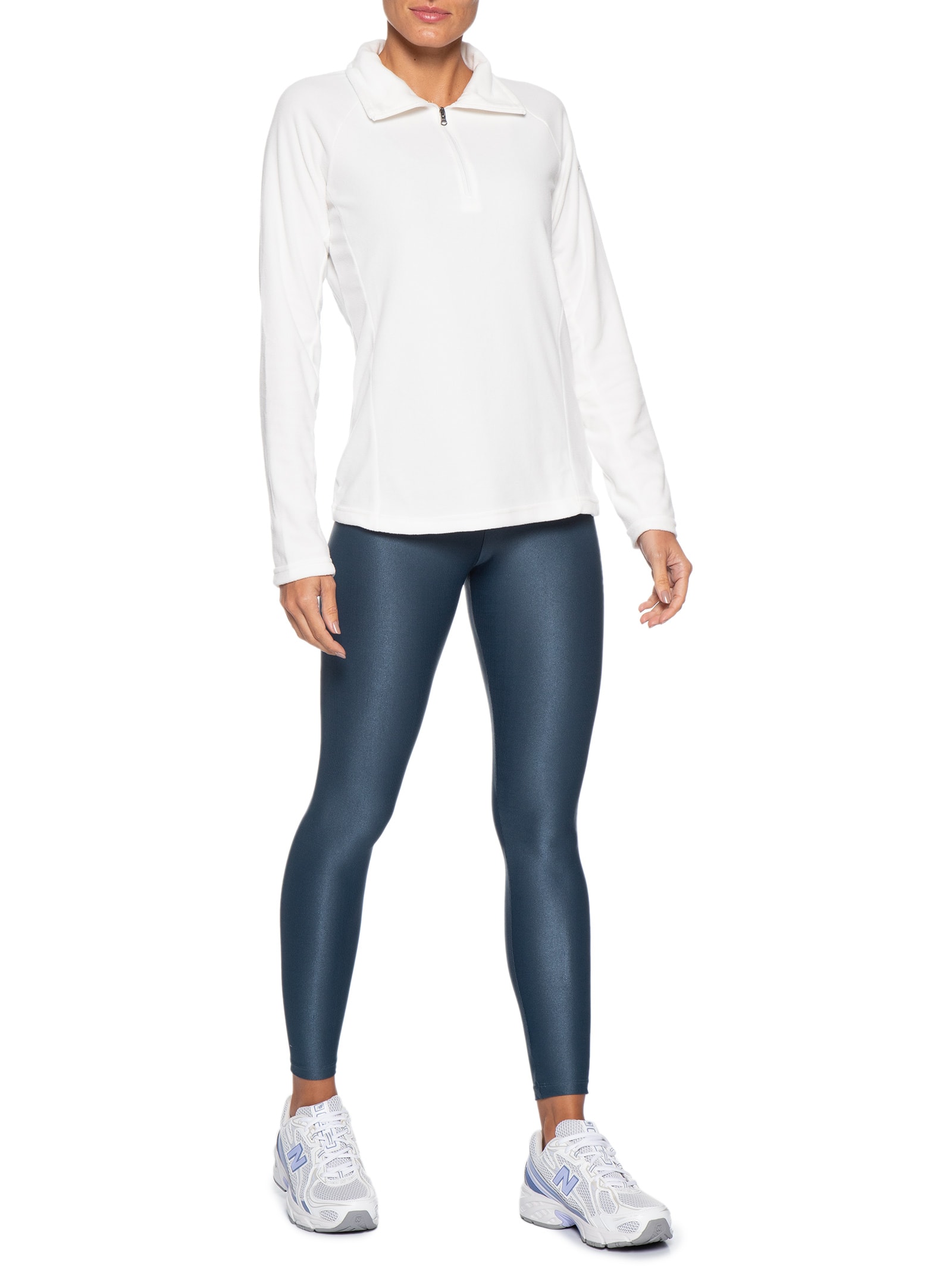 Blusão Feminino Glacial™ IV 1/2 Zip – Branco Columbia