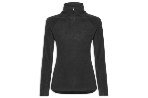Blusão Feminino Glacial™ IV 1/2 Zip – Preto