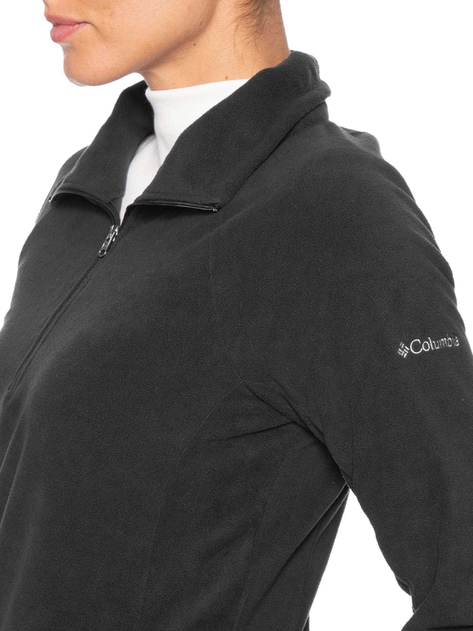 Blusão Feminino Glacial™ IV 1/2 Zip – Preto Columbia