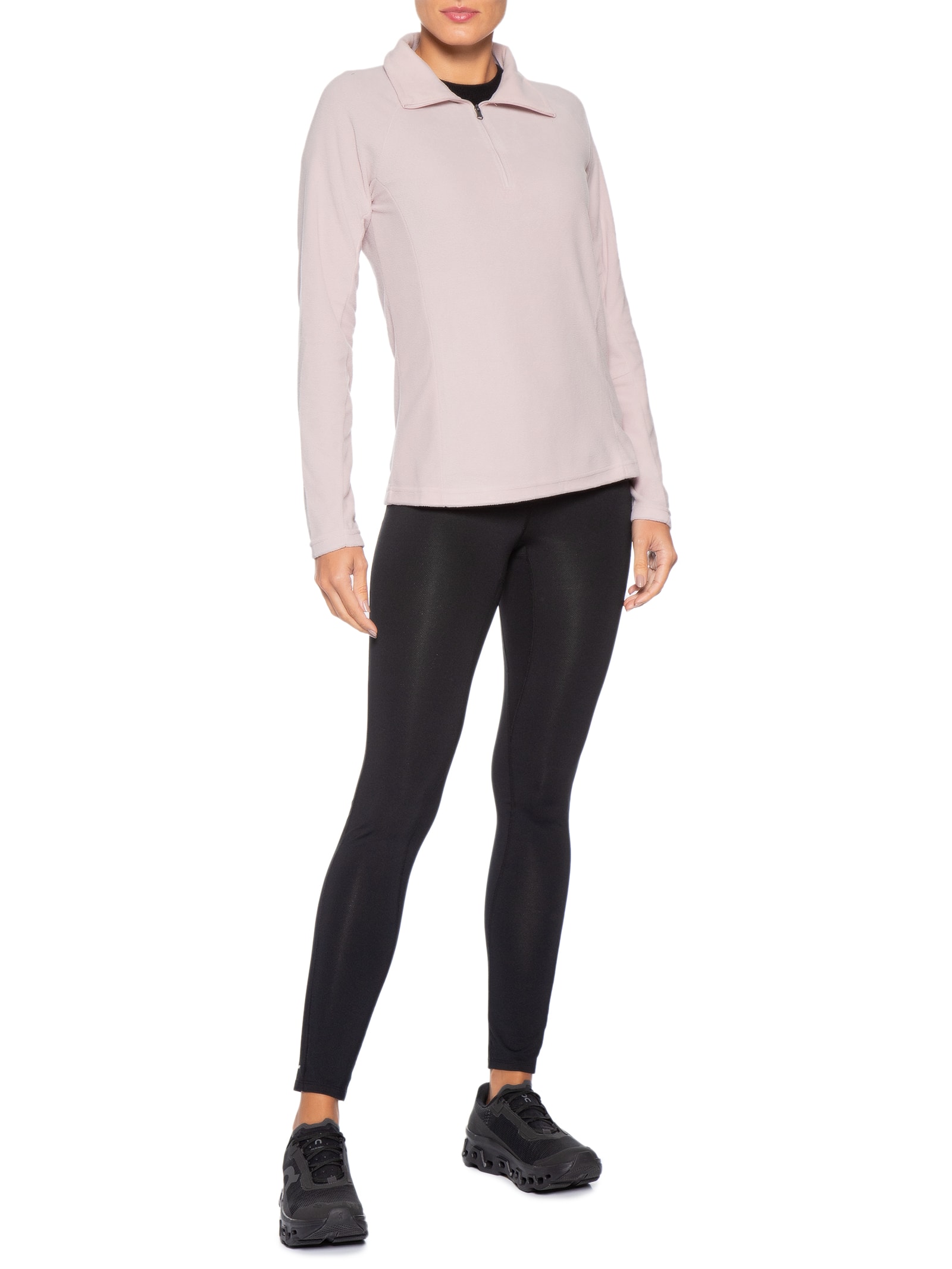 Blusão Feminino Glacial™ IV 1/2 Zip – Rosa Columbia