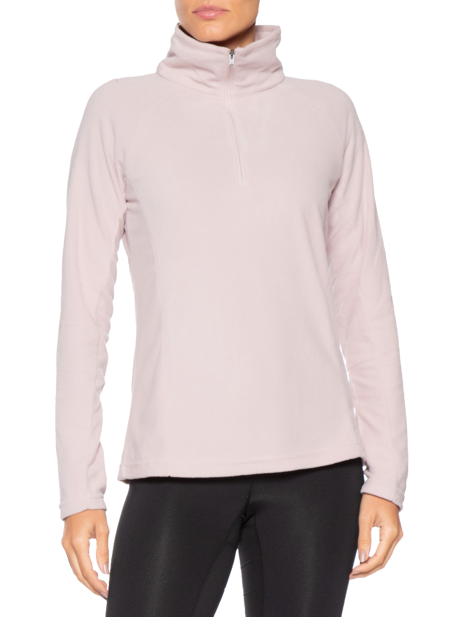 Blusão Feminino Glacial™ IV 1/2 Zip – Rosa Columbia