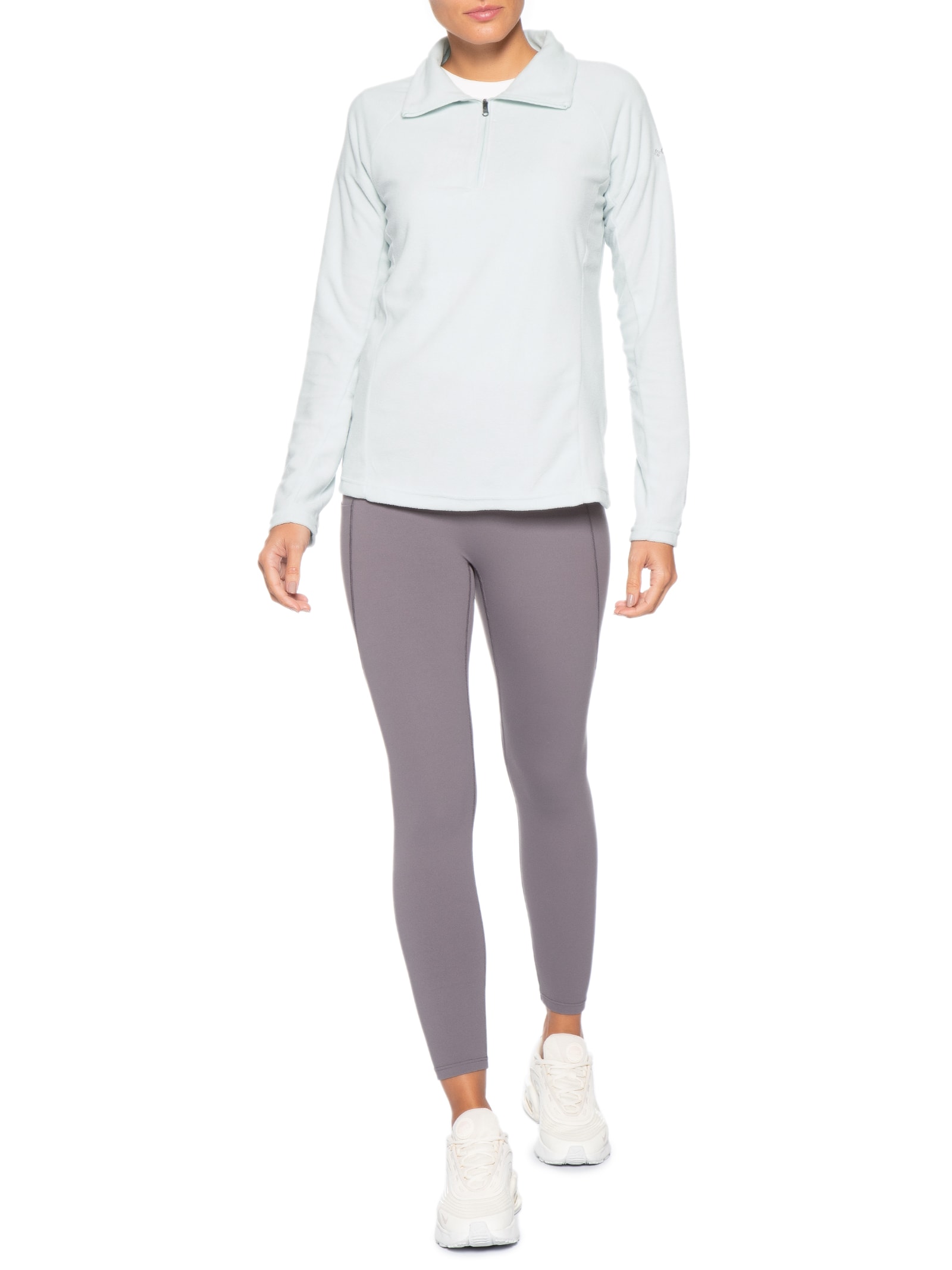 Blusão Feminino Glacial™ IV 1/2 Zip – Verde Columbia
