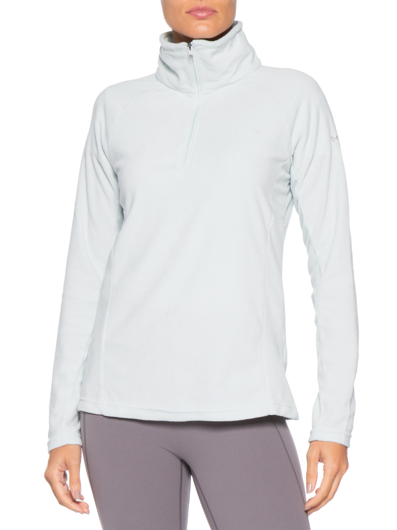 Blusão Feminino Glacial™ IV 1/2 Zip – Verde Columbia