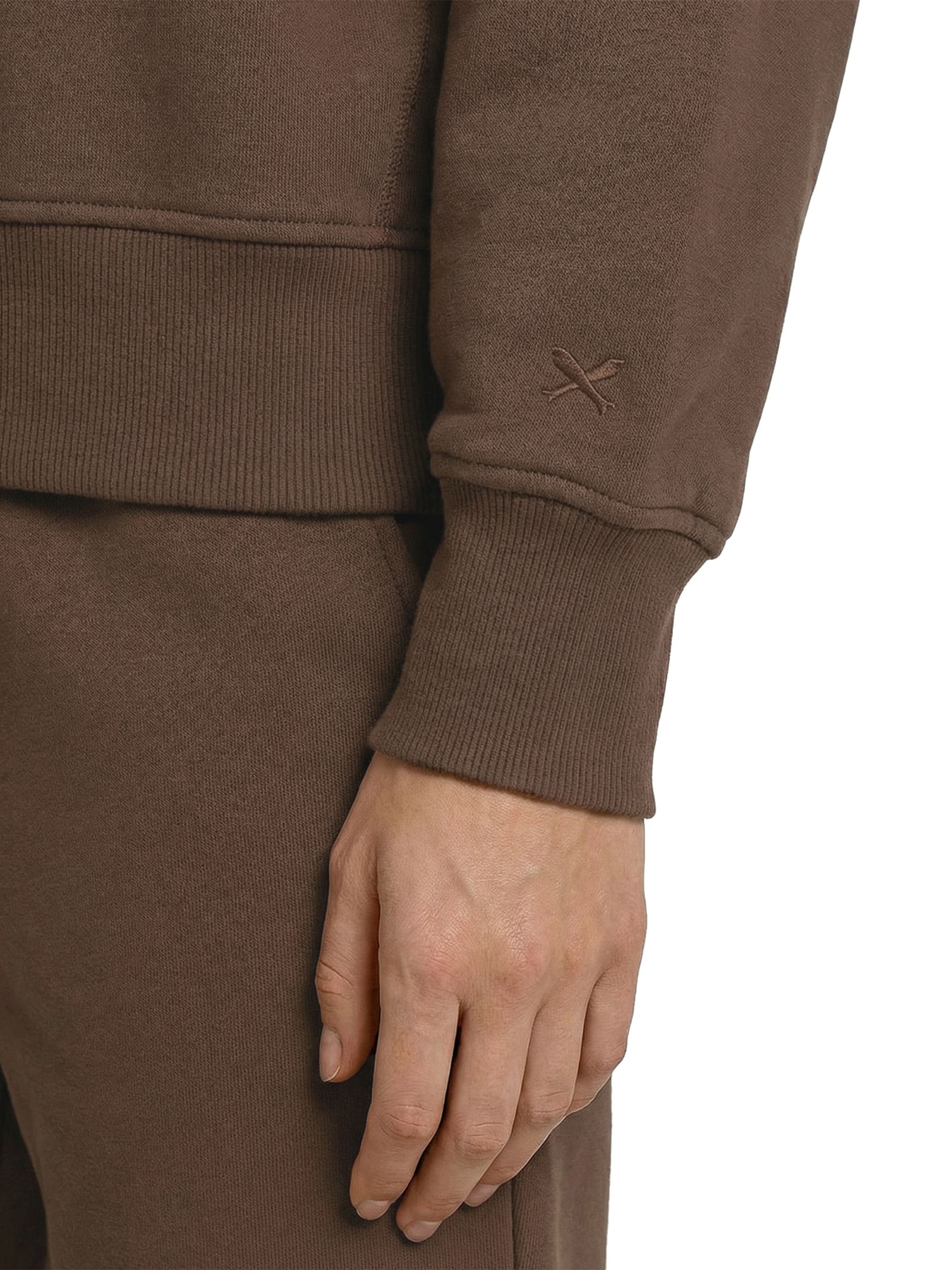 Blusão Feminino Manga Longa Marrom Hering