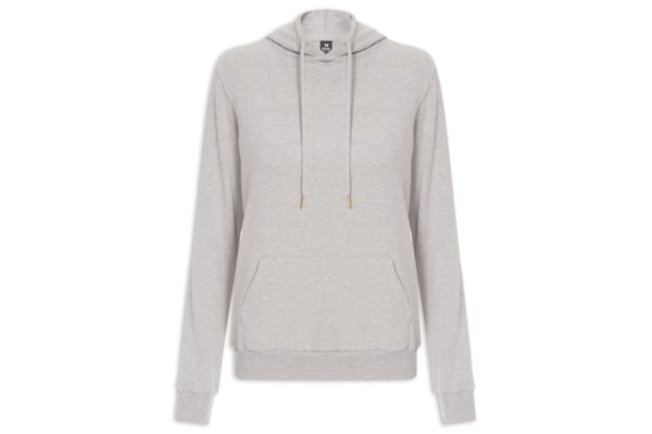 Blusão Feminino Mangas Longas - Cinza