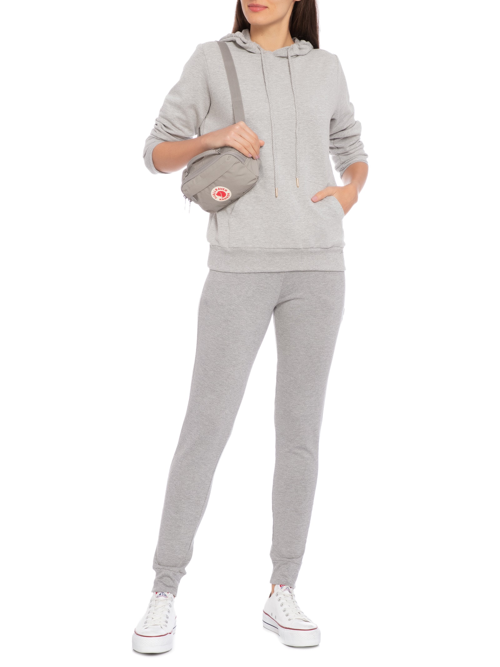 Blusão Feminino Mangas Longas Cinza Hering