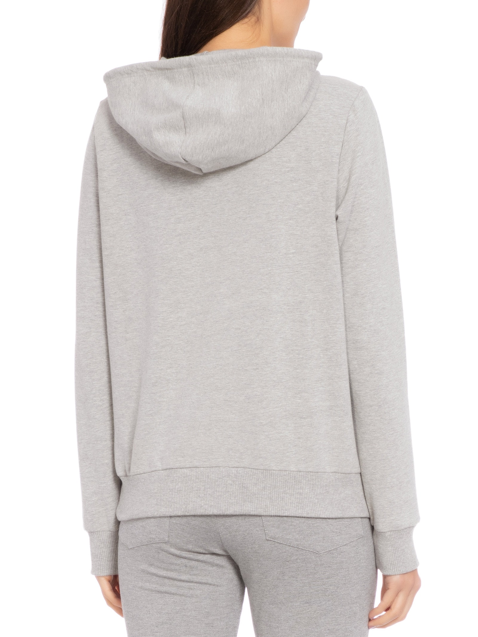 Blusão Feminino Mangas Longas Cinza Hering