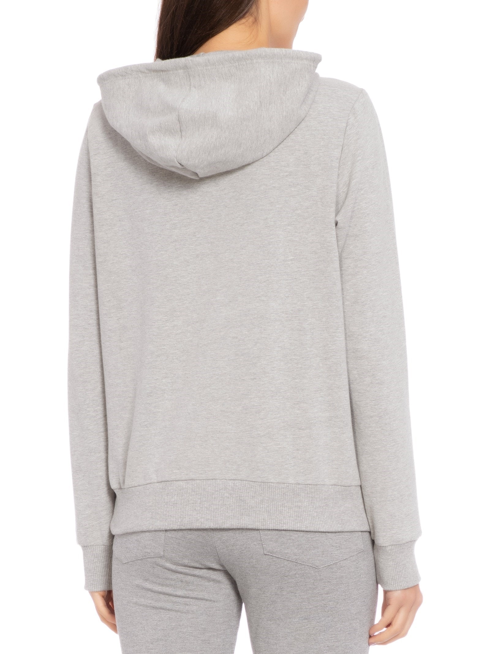 Blusão Feminino Mangas Longas Cinza Hering