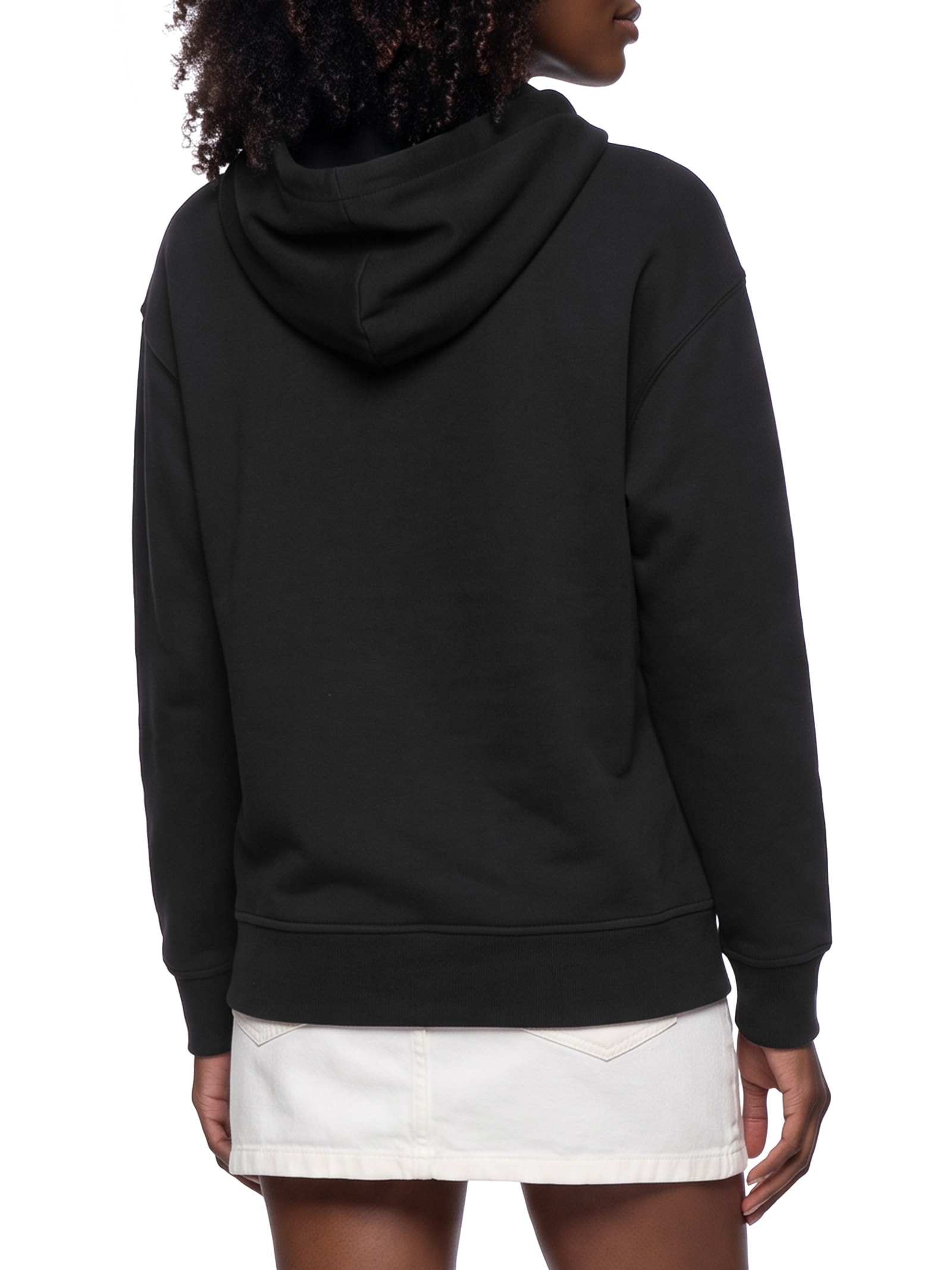 Blusão Feminino Moletom Com Capuz – Preto Hering