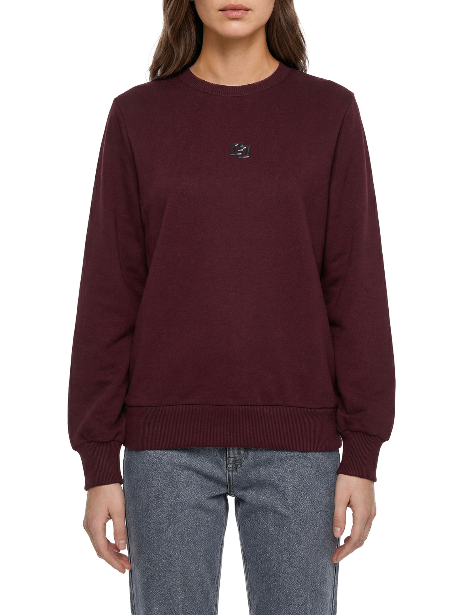 Blusão Feminino Moletom Vermelho Colcci