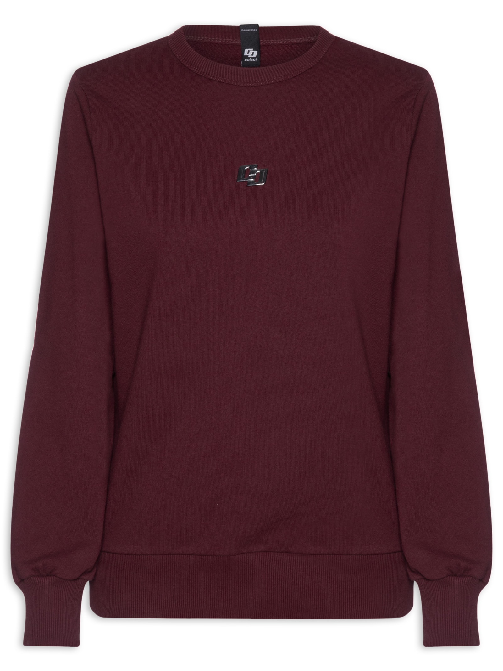 Blusão Feminino Moletom Vermelho Colcci