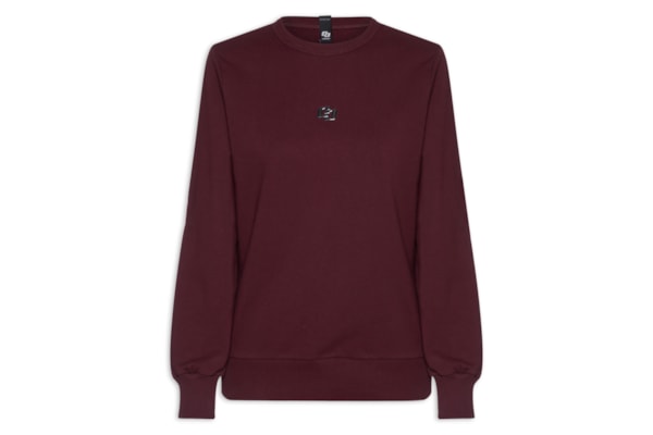 Blusão Feminino Moletom - Vermelho