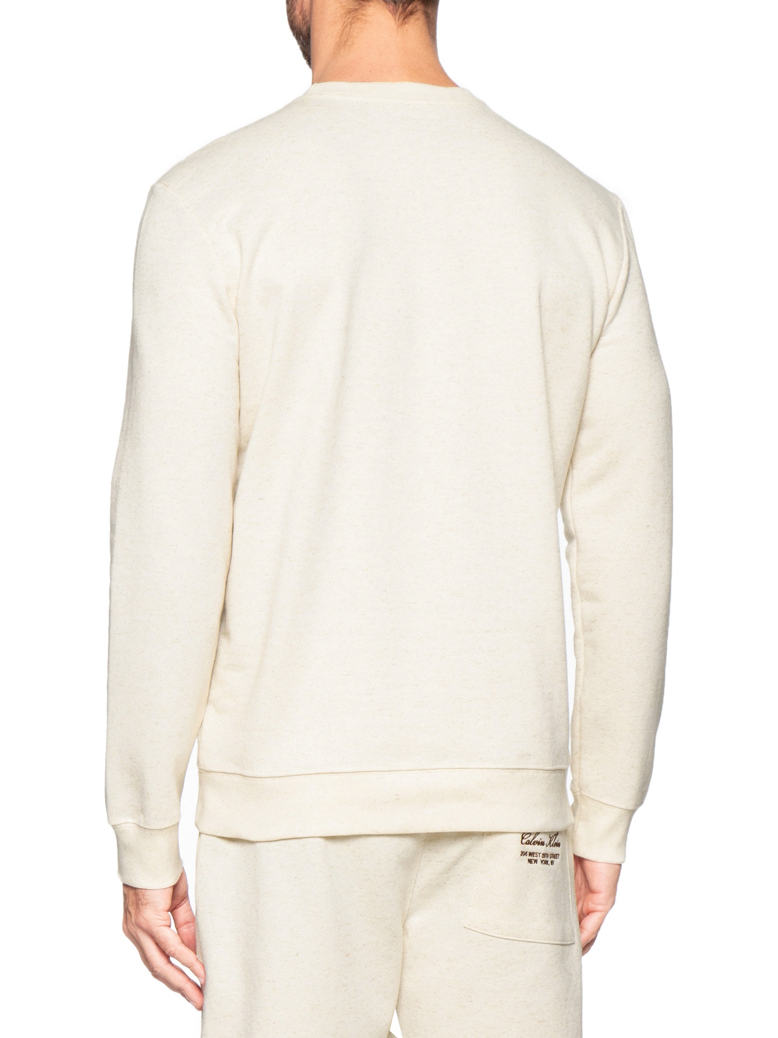 Blusão Masculino Bordado Icon Script  – Bege Calvin Klein Underwear