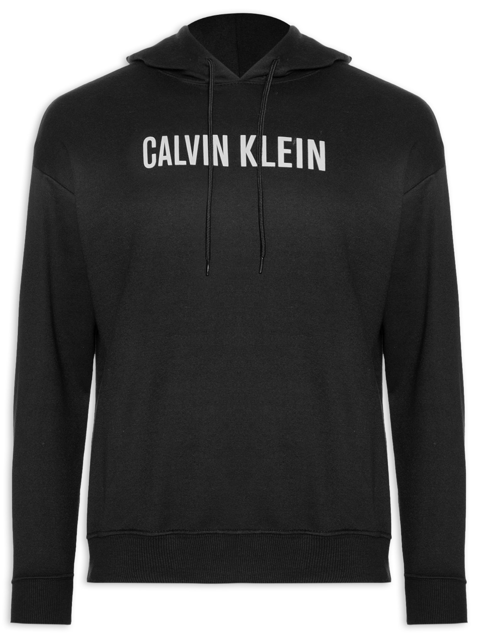 Blusão Masculino De Moletom Com Capuz Intense Power Preto Calvin Klein Underwear