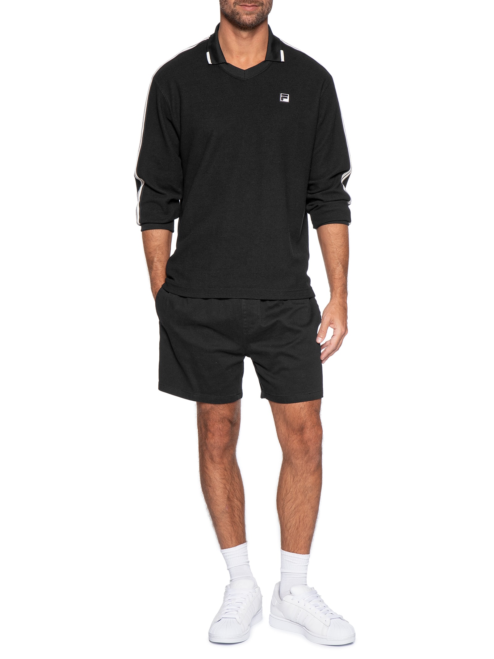 Blusão Masculino Heritage F-Box Preto Fila