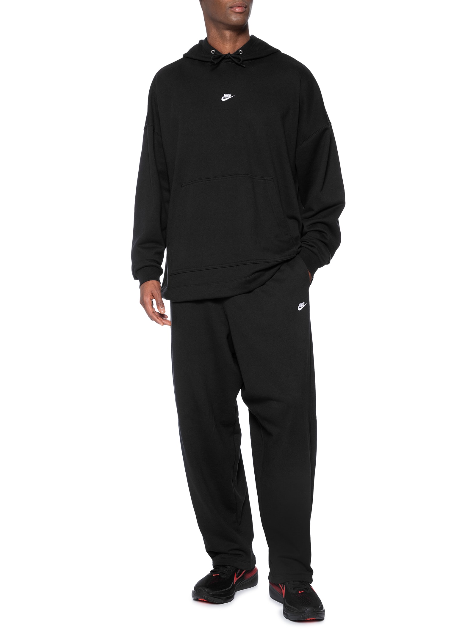 Blusão Masculino Sportswear Club French Terry Overiszed Preto Nike