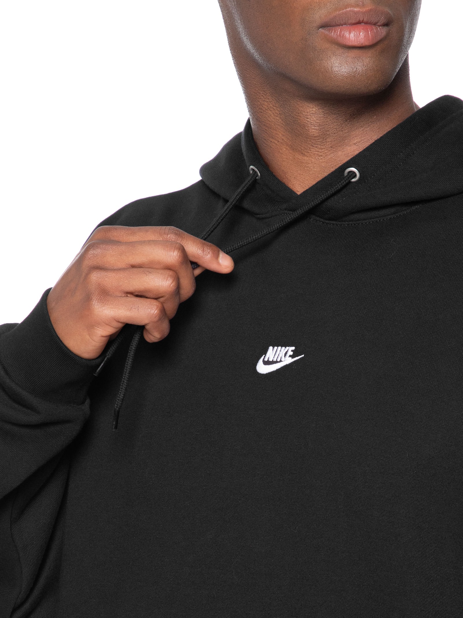 Blusão Masculino Sportswear Club French Terry Overiszed Preto Nike