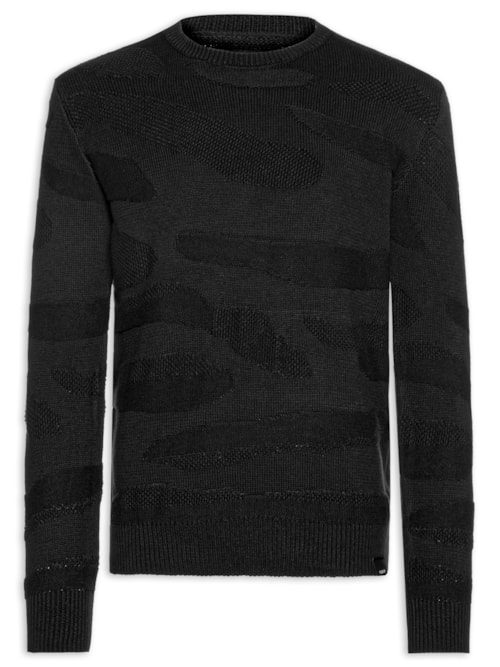 Blusão Masculino Tricot – Preto