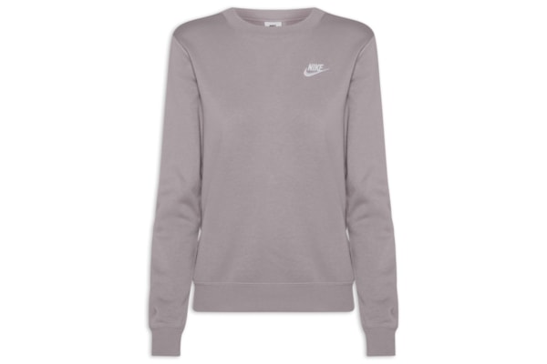 Blusão Sportswear Club Fleece Crew - Marrom