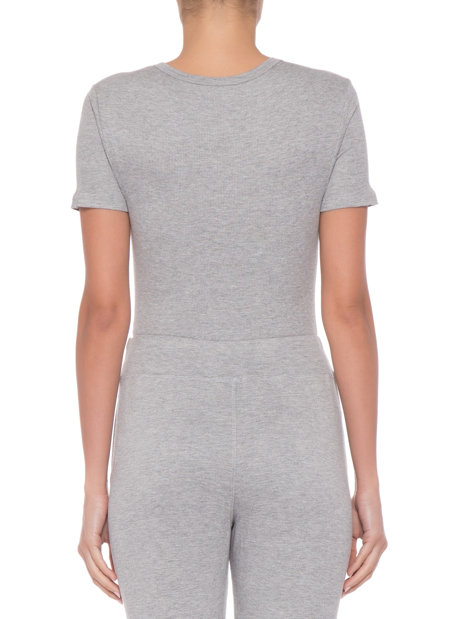 Body Abotoamento One Rib Cinza Calvin Klein Underwear