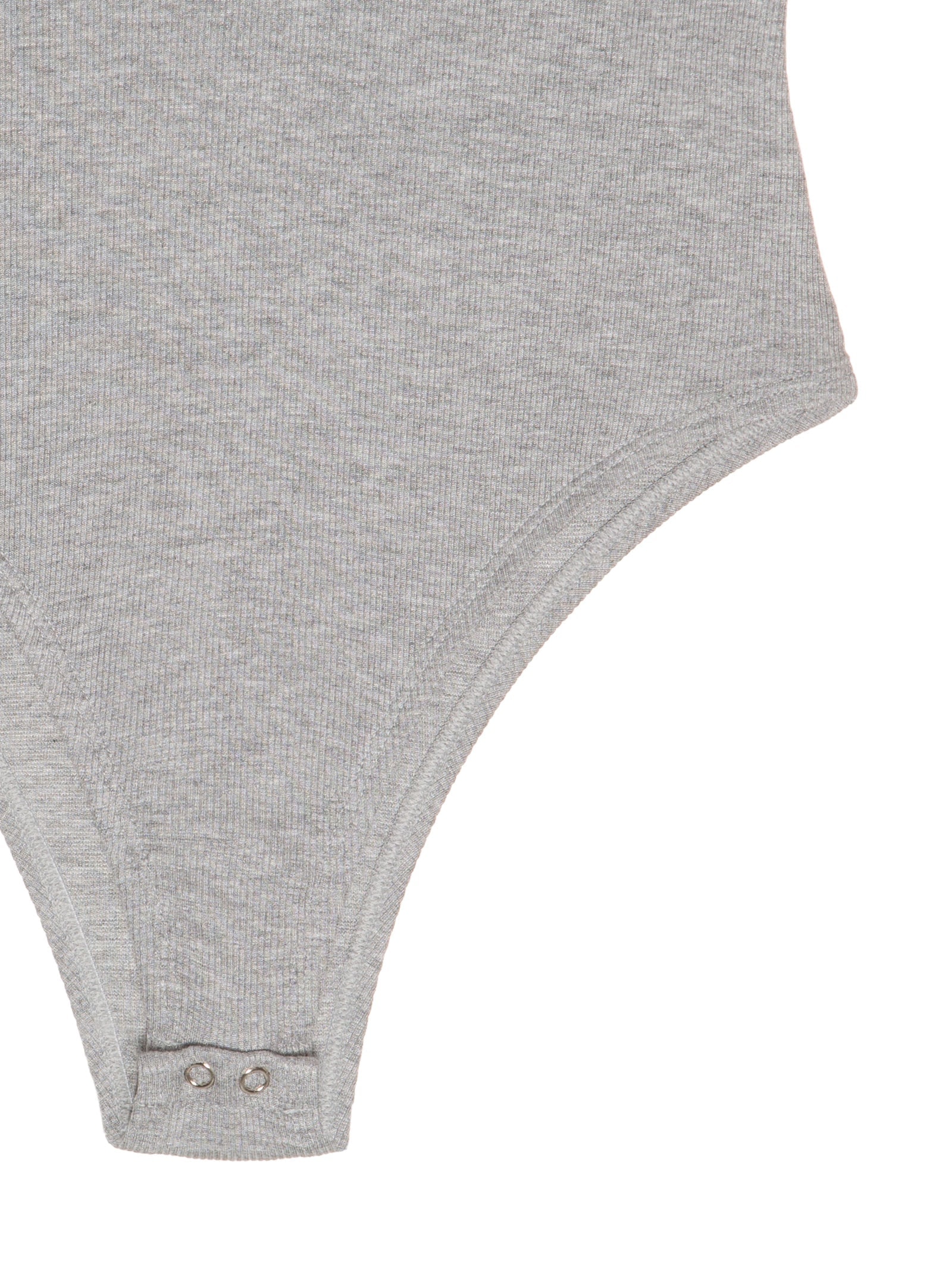 Body Abotoamento One Rib Cinza Calvin Klein Underwear