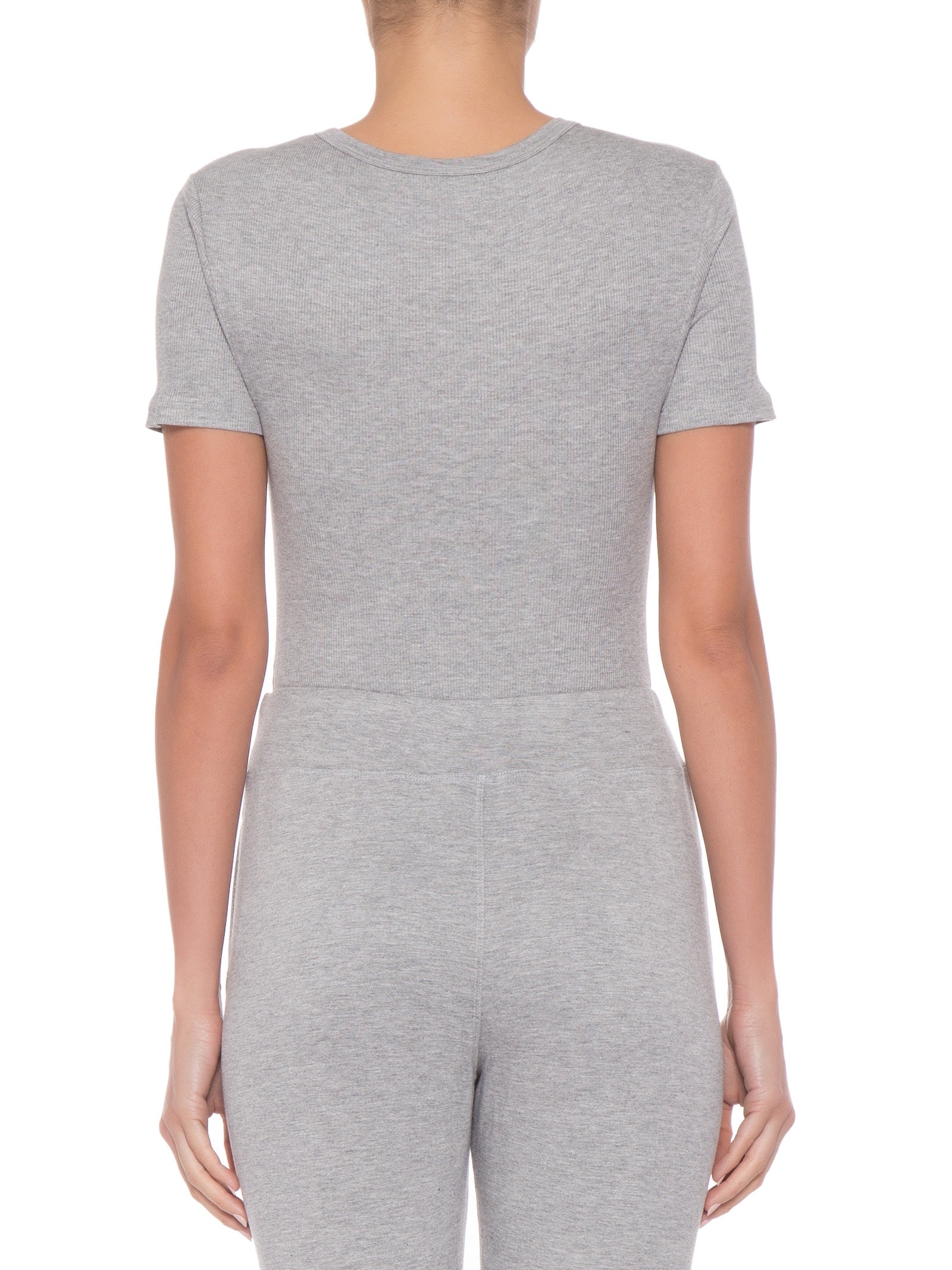 Body Abotoamento One Rib Cinza Calvin Klein Underwear