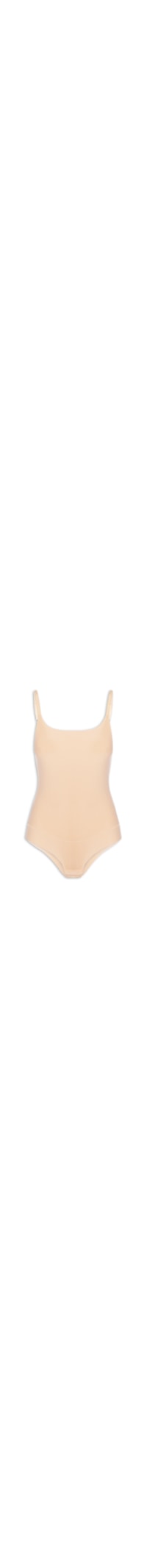 Body Alça Fina Shape - Bege