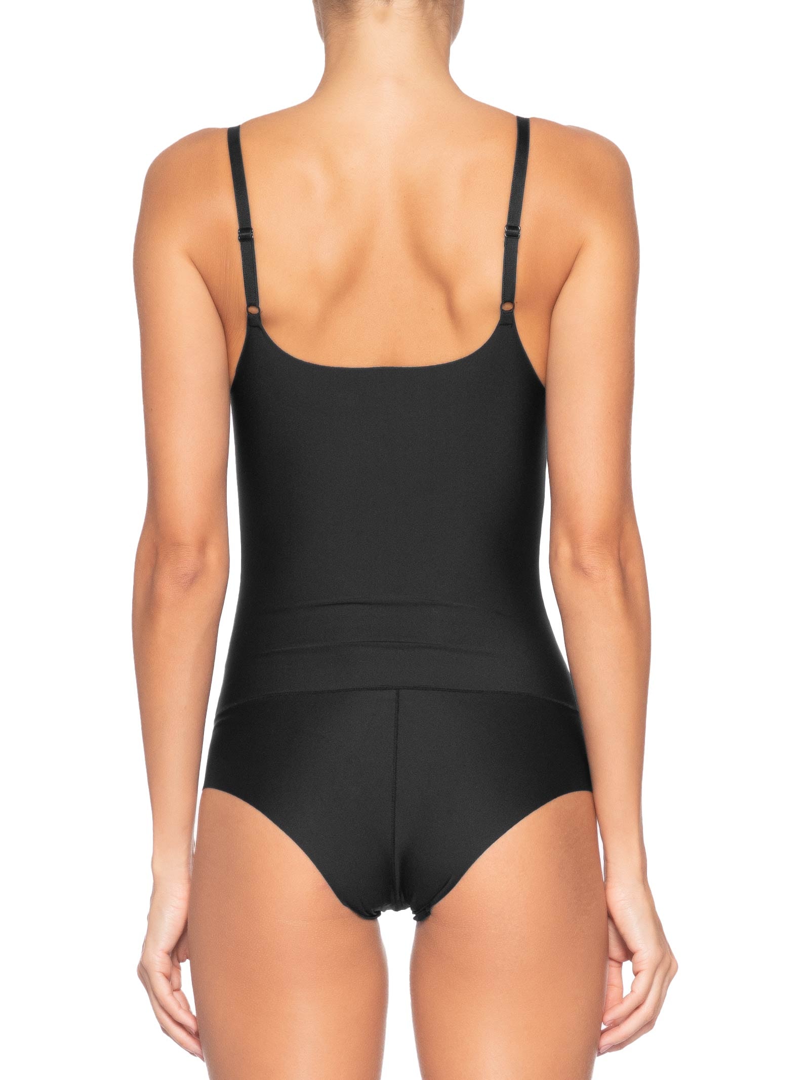 Body Alça Fina Shape – Preto Valisere