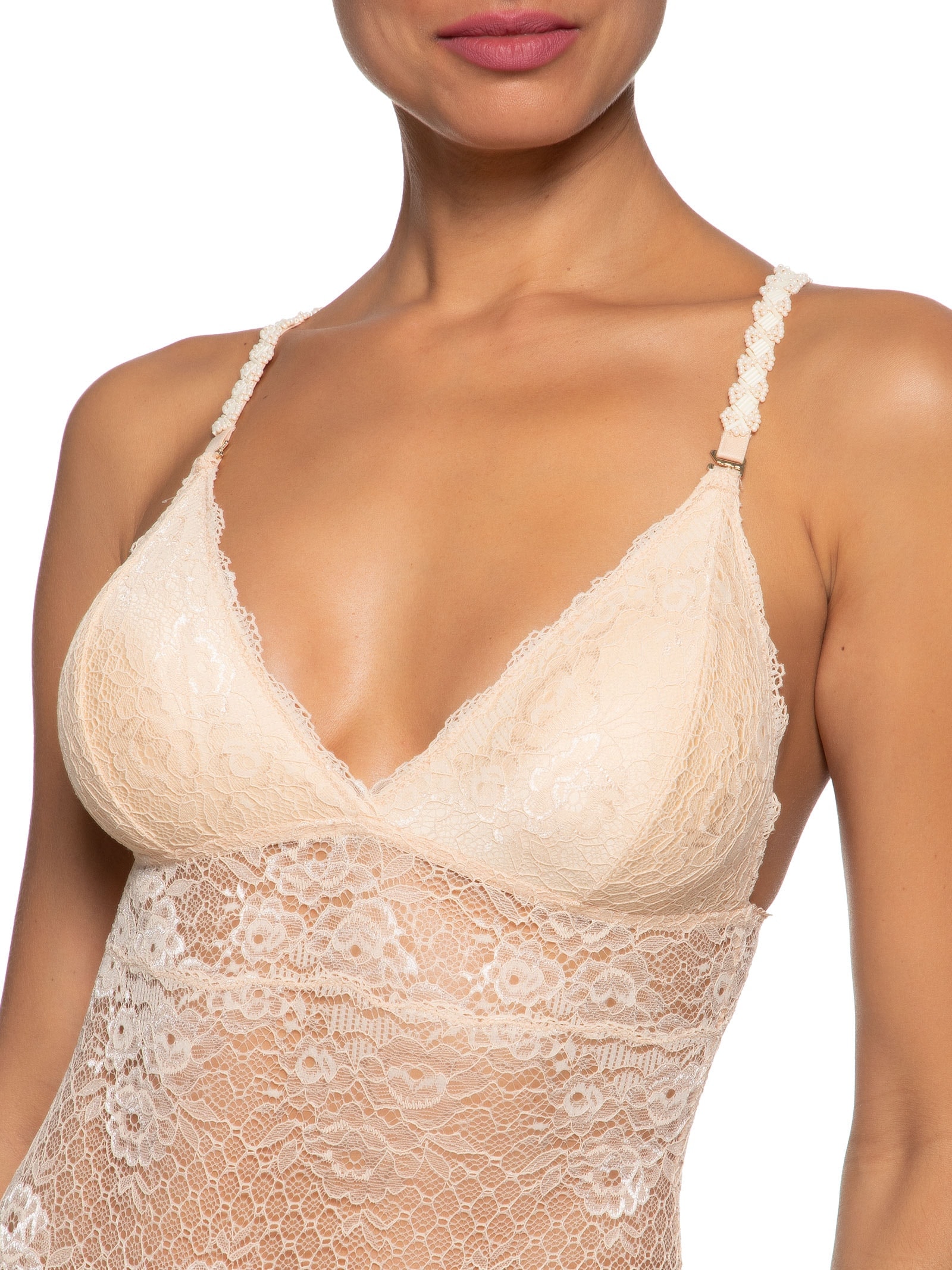 Body Alcinha Bege Valisere