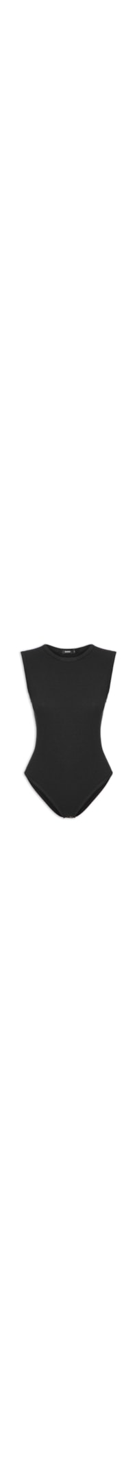 Body Básico Alça Larga - Preto